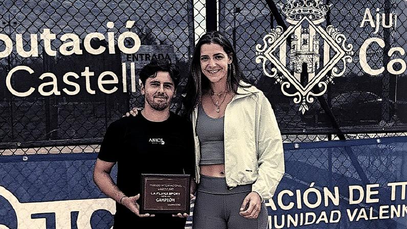 Oscar Gutierrez e Rebeka Masarova (Foto: Reprodução/Instagram)