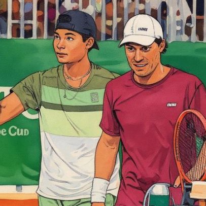 Guto disputa primeira final de duplas em torneio da elite do tênis