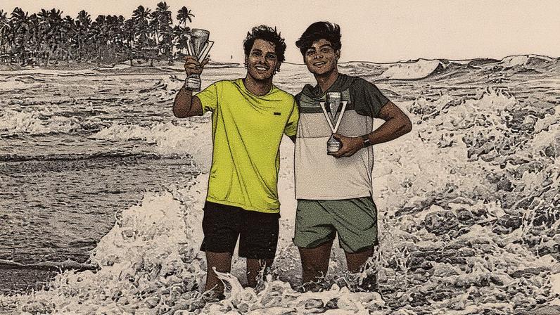 Eduardo Ribeiro e Guto Miguel (Foto: João Pires/Fotojump)