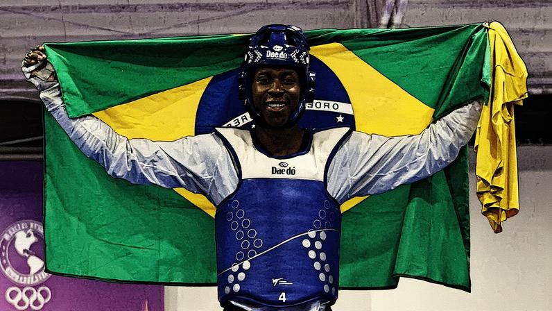 Henrique Marques foi campeão do Pan Júnior de Assunção (Foto: Ana Patricia/COB)
