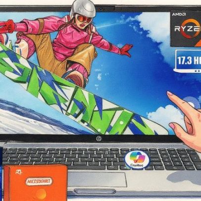 Notebook HP 17,3 com Ryzen 5 tem 75% de desconto e 200 dólares em acessórios grátis