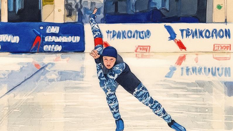A patinadora russa Daria Kachanova (Foto: Reprodução)