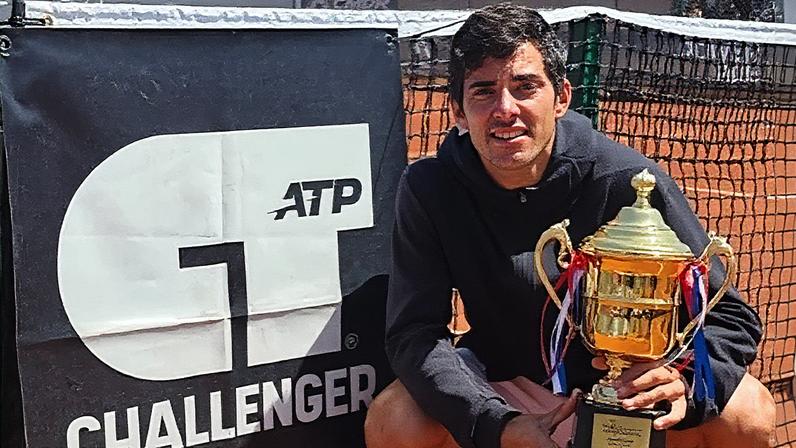 O chileno Cristian Garin, campeão do Challenger de Antofagasta (Divulgação)