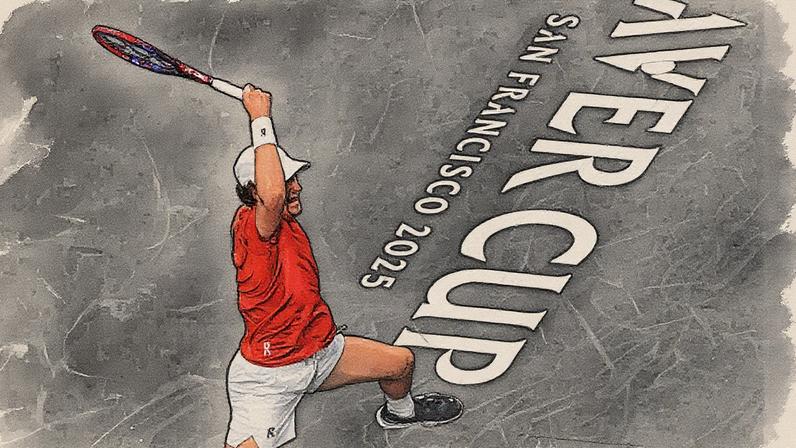 João Fonseca em ação na Laver Cup (Divulgação)