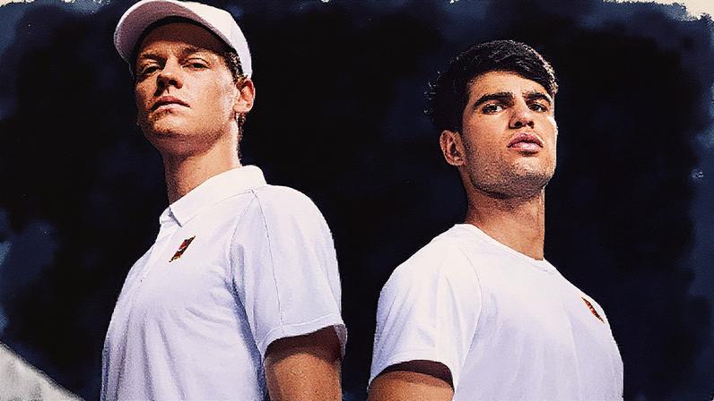 Sinner (e) e Alcaraz fazem inédita final de Wimbledon (Reprodução)