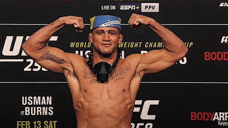 Durinho em pesagem no UFC (Foto: Reprodução/UFC)