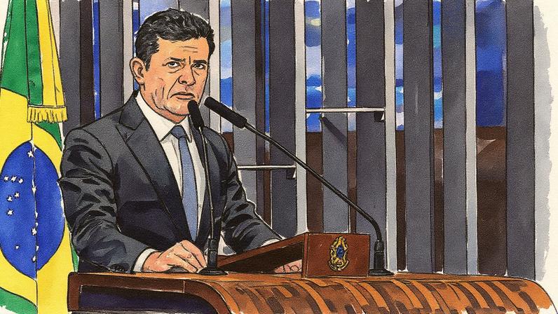 Senador Sergio Moro (União-PR) avalia que texto antifacção de Lula pode ser "cavalo de Troia". (Foto: Carlos Moura/Agência Senado)