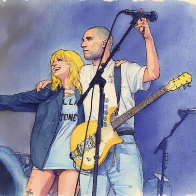 Hayley Williams e Jack Antonoff se apresentam em evento da Revista Rolling Stone