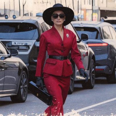 Jennifer Lopez aparece disfarçada nas gravações de thriller da Netflix