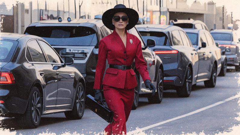 Jennifer Lopez rocked a low-profile look on the set of her new Netflix movie. GC Images