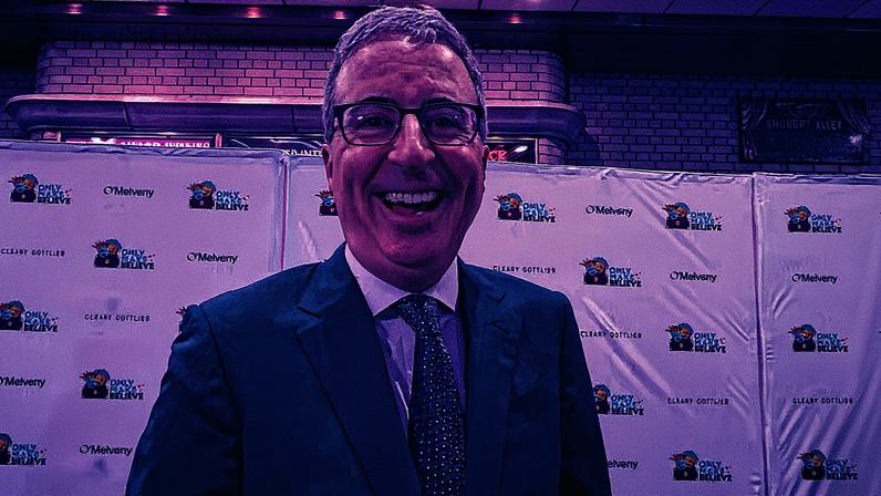 John Oliver spoke to Page Six about his job security at the Only Make Believe Gala in New York City Monday night. Page Six