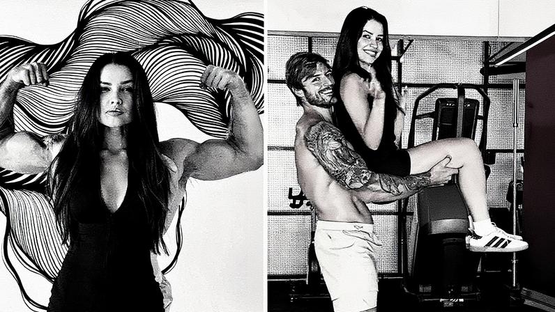 Juliette treina com o noivo, Kaique Cerveny, e amigos — Foto: Reprodução/Instagram
