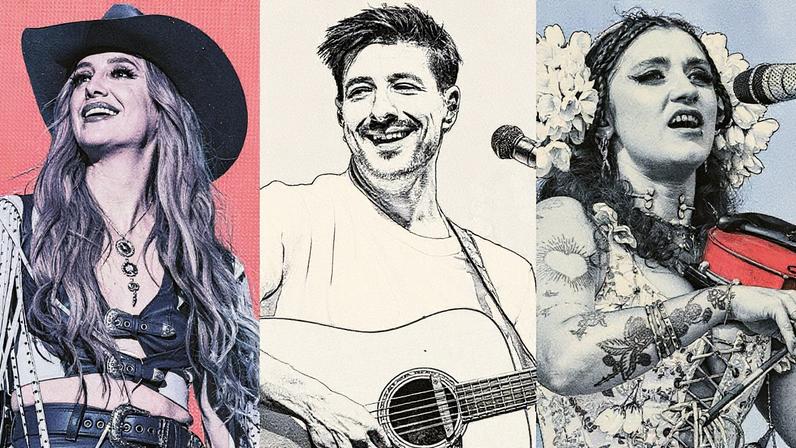Lainey Wilson and Sierra Ferrell joined Mumford & Sons as surprise guests in Nashville.