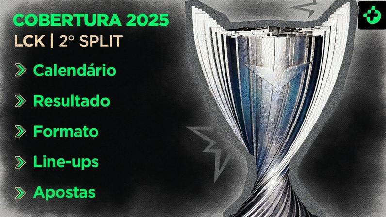 LCK 2025 2º split tabela onde assistir times jogos e resultados