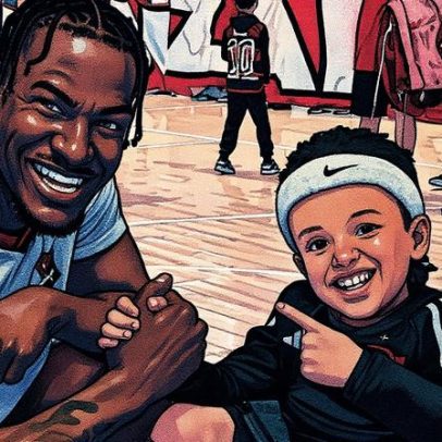 Torcedor mirim brilha nos jogos do Flamengo com estilo Messi do basquete