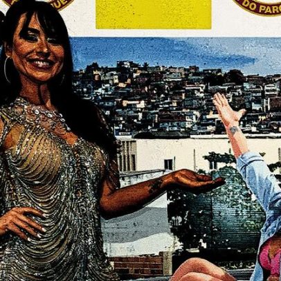 Luciana Picorelli emociona ao ser coroada rainha de bateria da União do Parque Acari