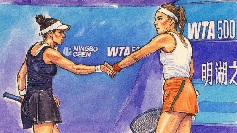 Luisa Stefani vence semifinal do WTA 500 de Ningbo. (Foto: Reprodução)