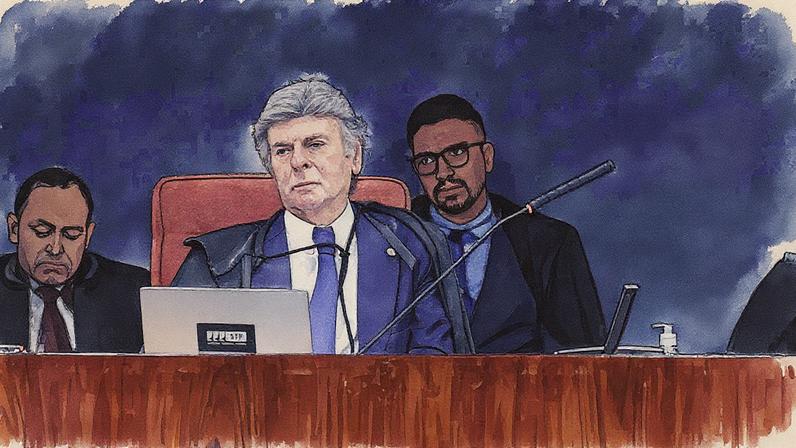 Fux divergiu de Moraes, citou "injustiças" nos julgamentos do 8/1 e lamentou críticas baseadas apenas em um “rasgo de militância política”. (Foto: Rosinei Coutinho/STF)