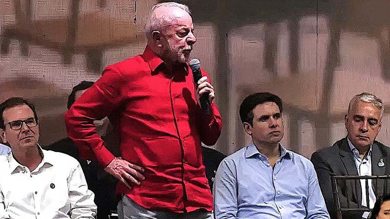 Crítica foi feita em evento com a participação do presidente da Câmara, Hugo Motta. Lula está em crise com o Legislativo. (Foto: reprodução/Youtube Canal Gov)
