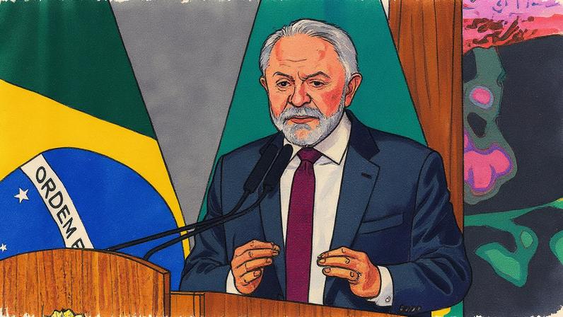 O presidente Lula, atento à repercussão da megaooeração no Rio de Janeiro. (Foto: Valter Campanato/Agência Brasil)
