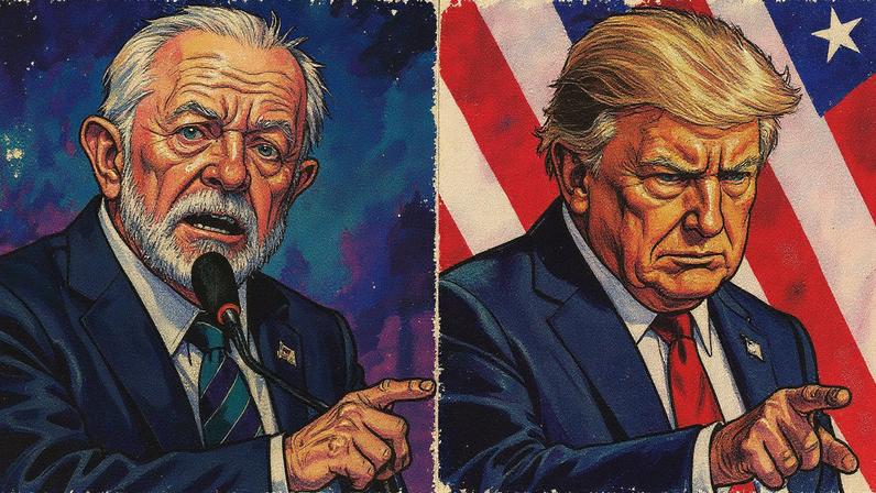 Haddad afirma que tratativas para encontro entre Lula e o presidente dos EUA, Donald Trump, estão em andamento. Ele viajará a Washington para reuniões do FMI - Repodução