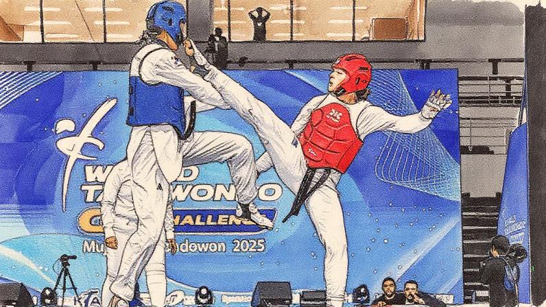 Maria Clara Pacheco conquistou dois ouros em Grand Prix nesta temporada (Foto: World Taekwondo)