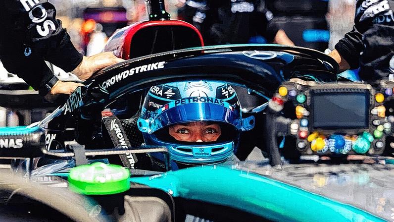 George Russell no GP de Miami em 2024 (Foto: Divulgação/Mercedes)