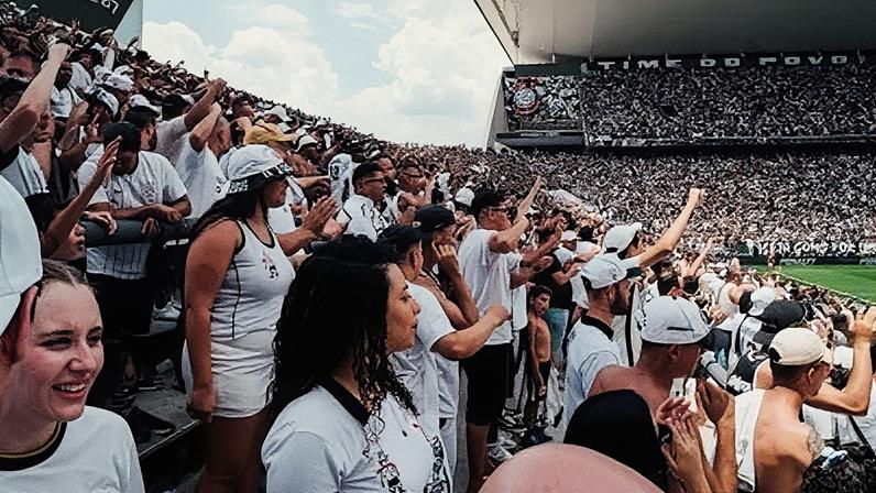 Torcedores na Neo Química Arena para Corinthians x Sport • Divulgação/Corinthians