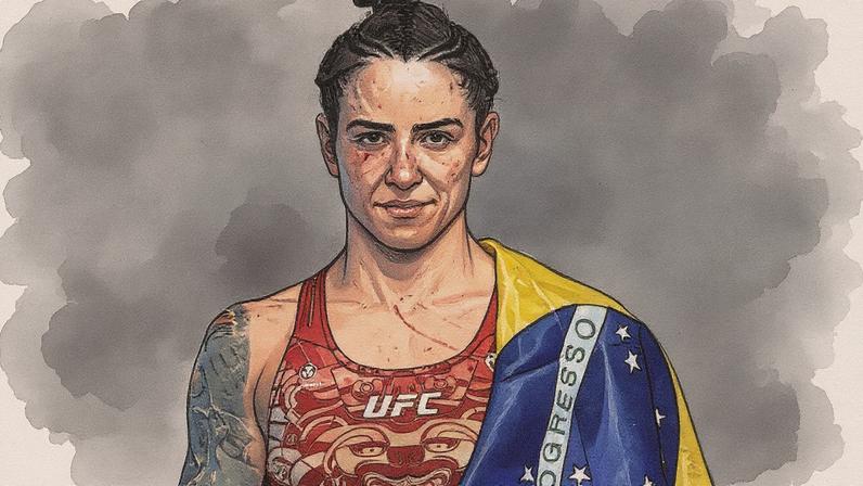 Norma Dumont após vitória no UFC (Foto: Reprodução/Instagram: @norma_dumont_mma)