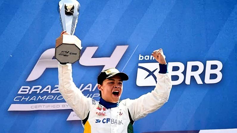 Pedro Clerot foi campeão da Fórmula 4 Brasil em 2022 (Foto: Duda Bairros/Vicar)