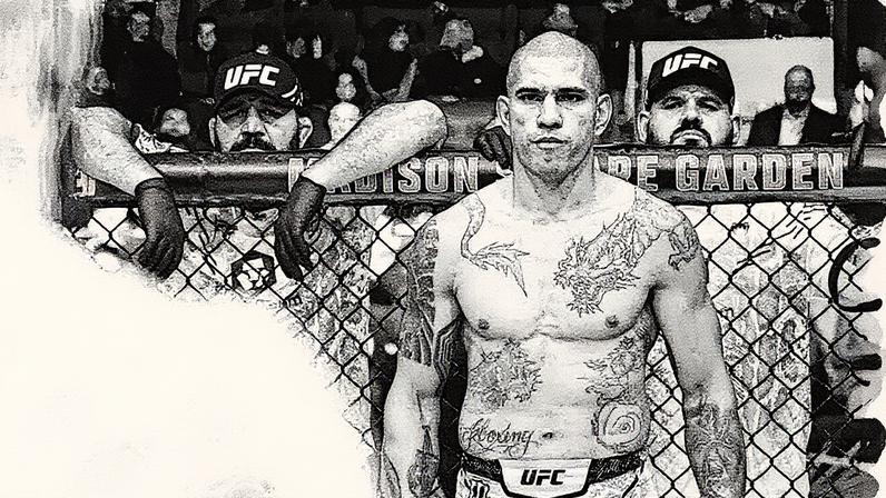Alex Poatan focado antes de luta no UFC (Foto: Reprodução/Instagram/Alex Poatan)