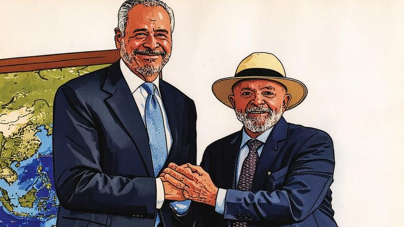 O presidente da COP30, André Corrêa do Lago, minimiza o impacto da licença de exploração na Margem Equatorial nas negociações climáticas. Brasil faz escolhas - Foto: José Cruz/Agência Brasil
