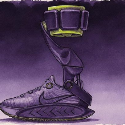 Nike lança primeiro calçado com motor que lembra bicicleta elétrica para os pés