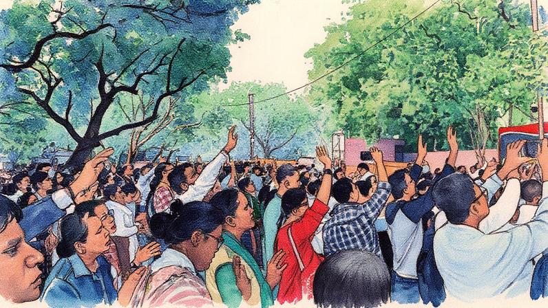 O ataque à igreja deixou dois líderes cristãos hospitalizados em Jharkhand, Índia (foto representativa)