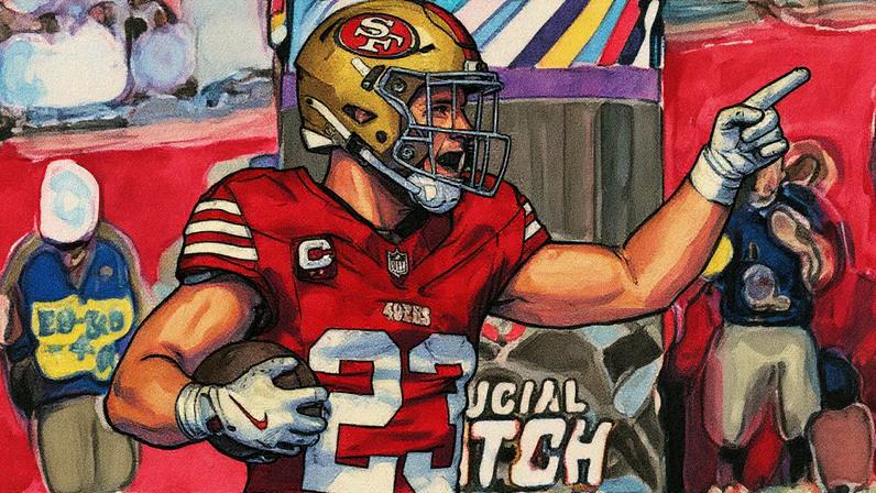 Christian McCaffrey tem melhor ano pós lesão na liga de futebol americano