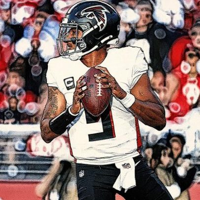 Falcons: Michael Penix em avaliação diária por contusão óssea no pé e tornozelo
