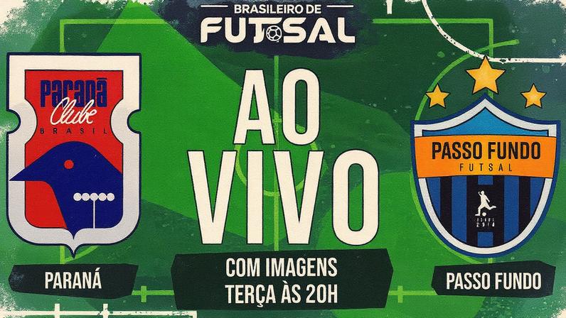 Paraná e Passo Fundo no Brasileiro de Futsal (Foto: Lance!)