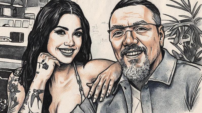 Rayane Figliuzzi e Belo — Foto: Reprodução/ Instagram