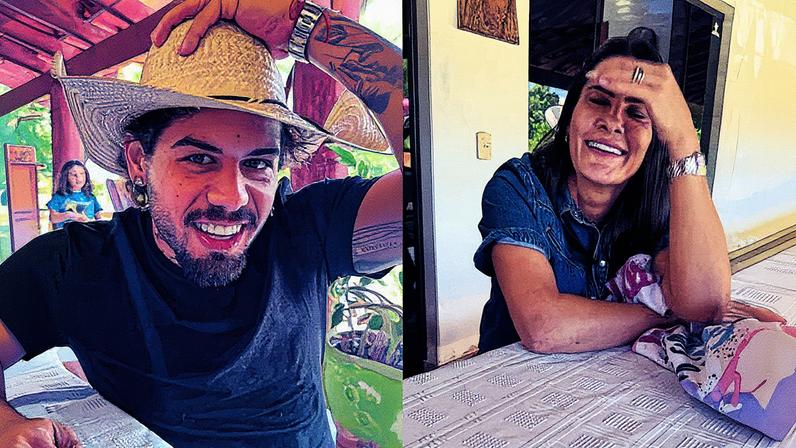 Zé Felipe e a sogra, Michelle Castela — Foto: Reprodução/ Instagram
