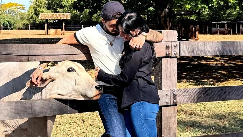 Zé Felipe e Ana Castela — Foto: Reprodução/ Instagram