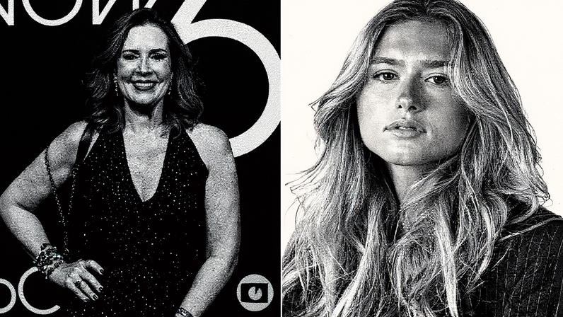 Renata Capucci e a filha, Lily — Foto: Globo/Leo Rosario e Reprodução/Instagram