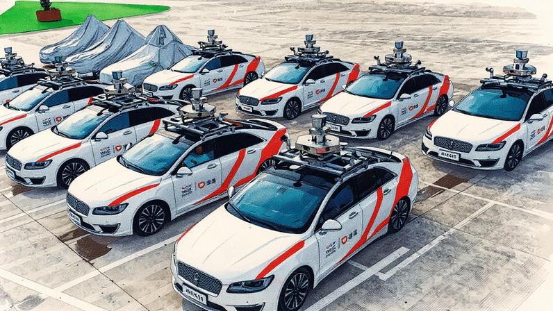 Robotáxis chineses chegam ao Oriente Médio (Didi/Divulgação)