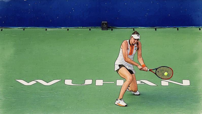 Elena Rybakina (Foto: Dongfeng Voyah Wuhan Open)