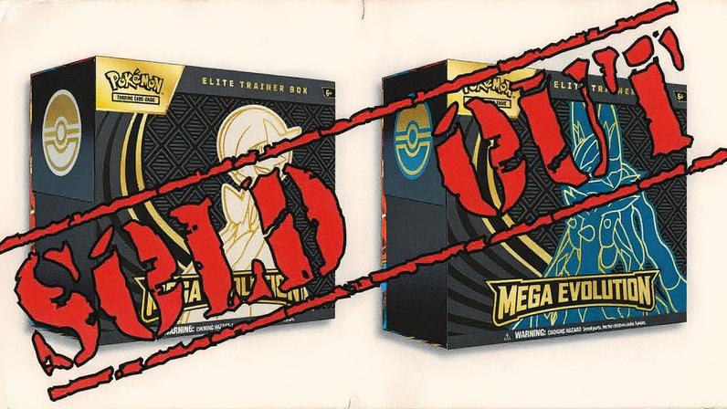 Two ETBs with SOLD OUT stamped over them.