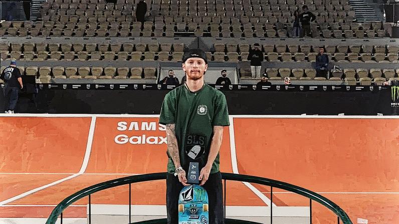 Giovanni Vianna é prata na etapa de Paris da SLS (Foto: Reprodução/ Instagram)
