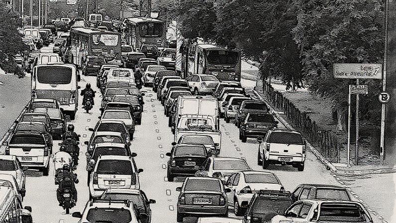 Deslocamento diário afeta qualidade de vida e produtividade em grandes centros urbanos, com destaque para Rio e São Paulo. Foto: Reprodução