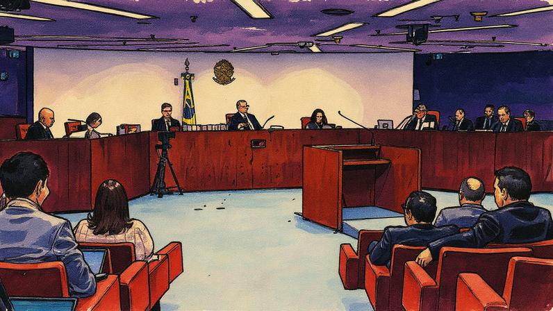 Primeira Turma tem maioria para condenar os sete réus do núcleo 4 da suposta tentativa de golpe. (Foto: Gustavo Moreno/STF)
