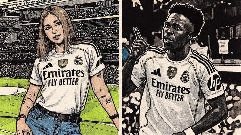 Vídeo mostra Vini Jr. deixando estádio com Virginia Fonseca; assista — Foto: Reprodução/Instagram