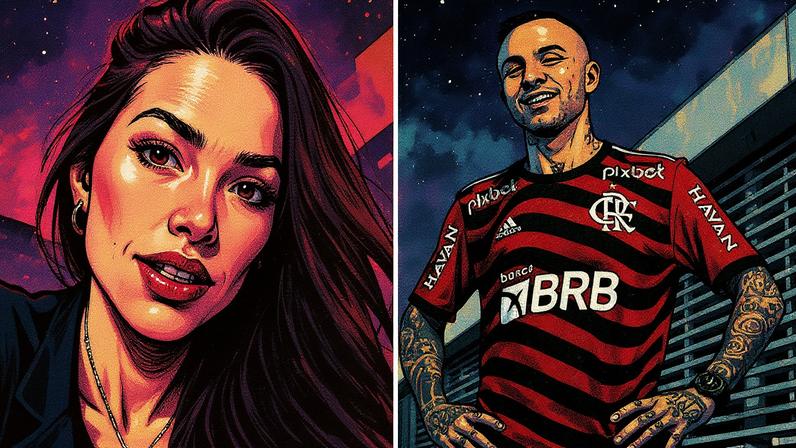 Ex abre o jogo sobre a relação com Cebolinha, do Flamengo, após separação polêmica — Foto: Reprodução/Instagram