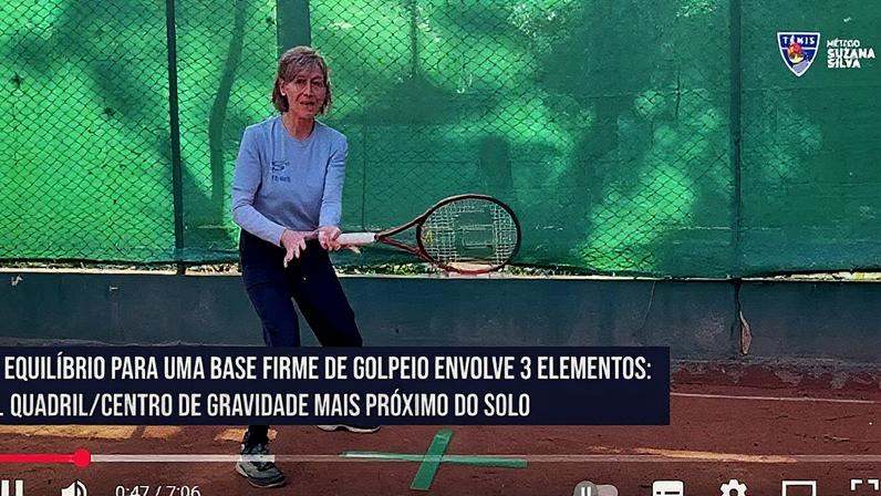 Suzana Silva ensina as bases do golpeio no tênis em 7 minutos